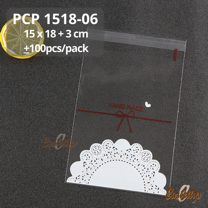 

HARGA DISC - Plastik Perekat PCP 1518-06 Roti Manis Bolu Kue Donat Cookies Bakpao