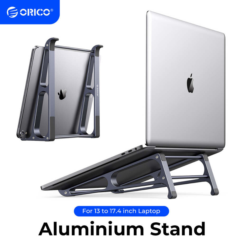 

ORIICO Aluminium Laptop Stand Riser Portable Detachable Computer Stand Desktop Tablet Holder untuk Laptop Notebook 13-17 inci (MA13) |dJL3i6B1|