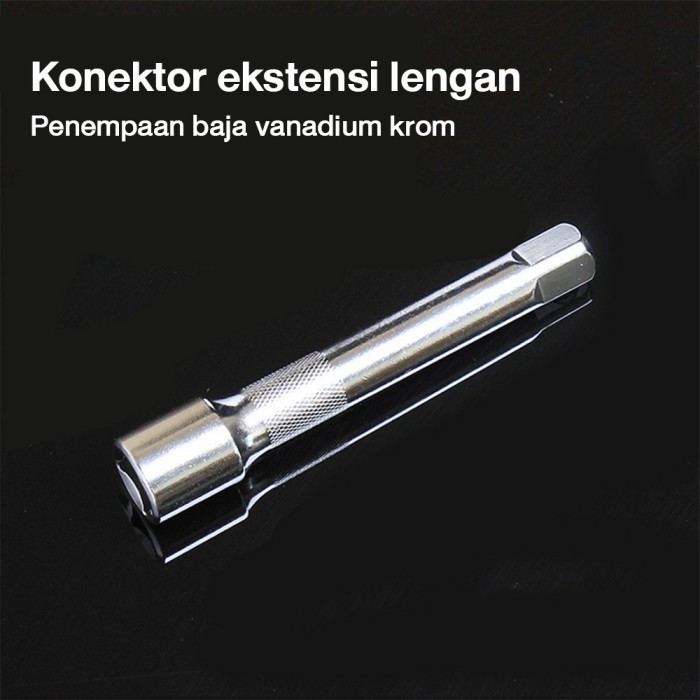 Kunci Socket Wrench Set Ratchet Kunci Pas 12 Antarmuka Kunci Pas Soket Ratchet 24 Gigi Set 12 Buah