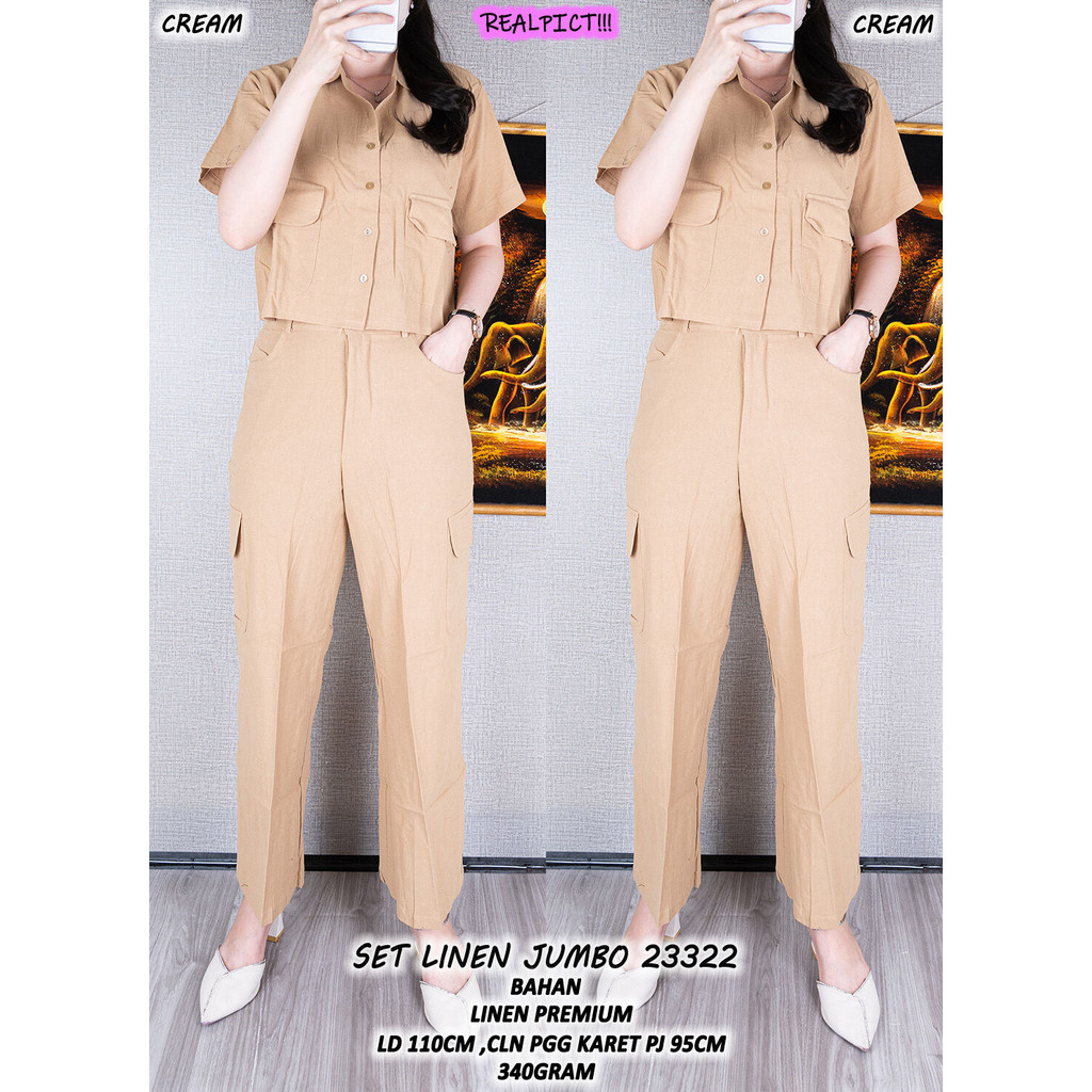 SET LINEN JUMBO 23322 #STOKADA#ORDERAJA