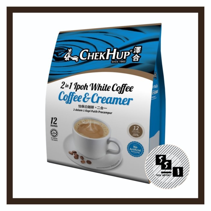 

Ready Stock Chek Hup White Coffee 2 In 1 / Coffee Instant No Sugar 450G