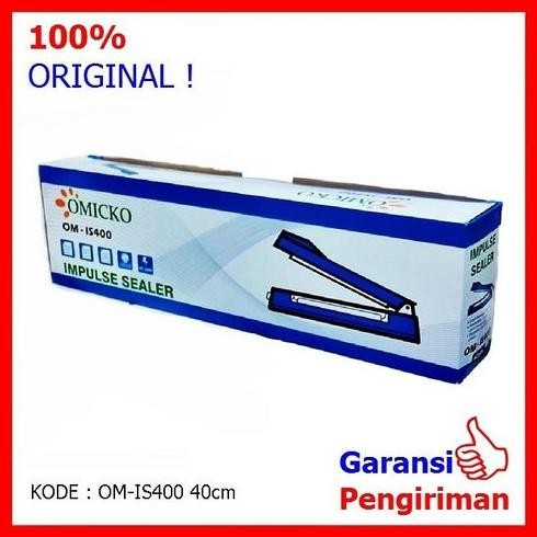 Omicko Impulse Sealer Plastik 40cm Mesin Press Plastik Pres Perekat [terbaik]