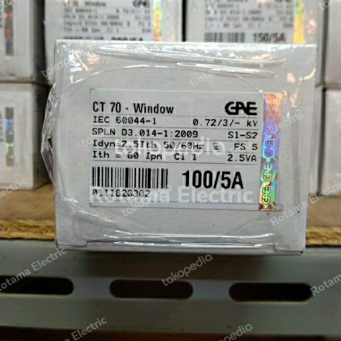 Ct 100/5A Gae Current Transformer Gae Ct100/5A Ct70 Gae 100/5A Class 1
