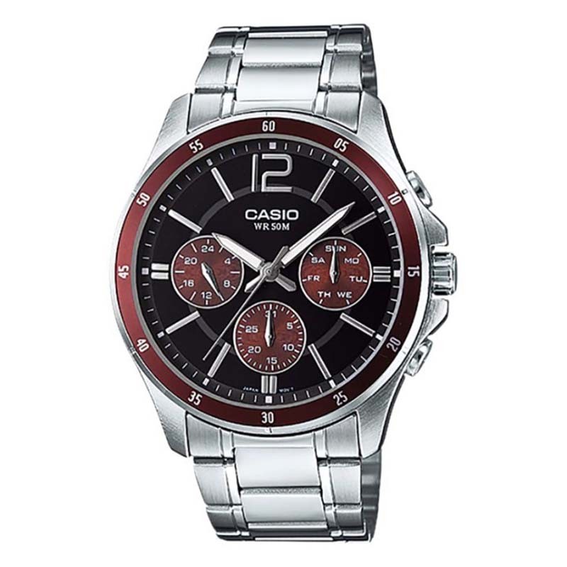 CASIO ORIGINAL MTP-1374D-5A MTP 1374D 5A 1374D MTP1374 JAM TANGAN PRIA CT ST B083