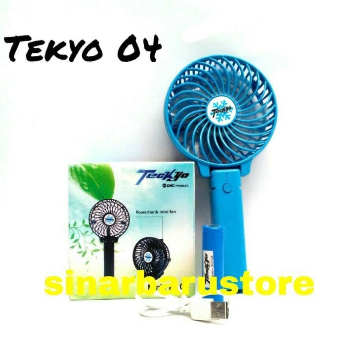 Kipas Angin Mini Portable Cas/Charger Teckyo 04