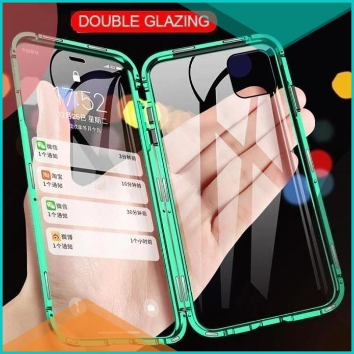 IPHONE 11 MAGNETIC CASE PREMIUM DOUBLE GLASS 11OKTZ4 perkakas