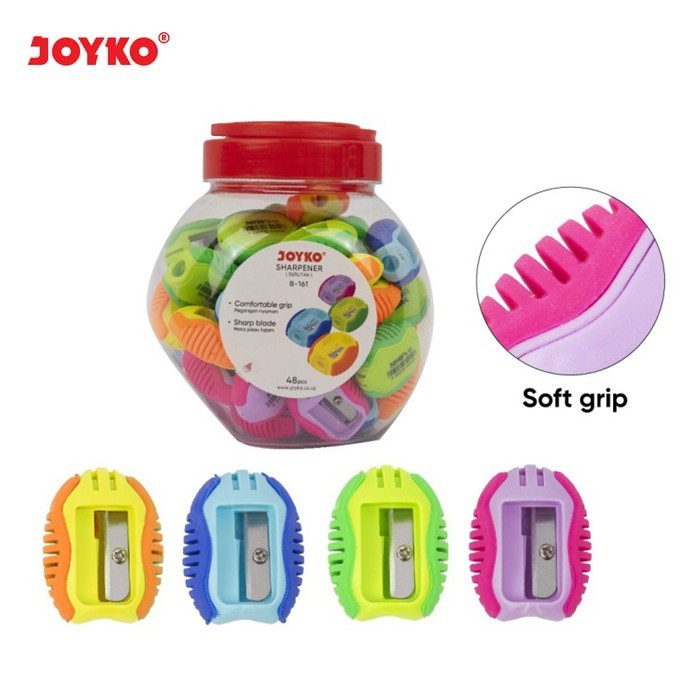 

HARGA DISC - Sharpener / Rautan / Serutan Pensil Joyko B-161 / 1 Drum Isi 48 Pcs