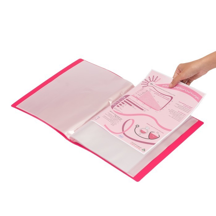 

TERMURAH - Display Book Clear Holder Bantex Folio Isi 60 Pockets F4 Red 3187-09
