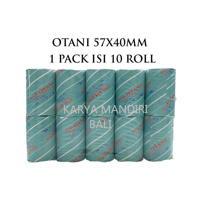 NEW Kertas Thermal Register Paper Roll Otani 57 x 40 mm / 57x40 Core 13