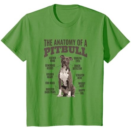 Kaos Anatomi Pitbull Pria Wanita Hadiah Pecinta Anjing |tDbU6FGJ|