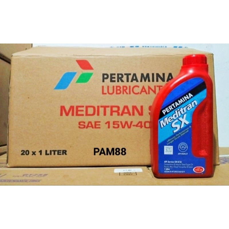 Oli Pertamina Meditran SX 1L | (1 DUS - Isi 20 pcs)