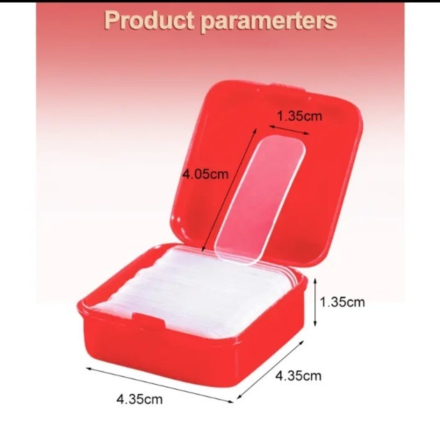 

NEW 1 box 60pcs double tape bening