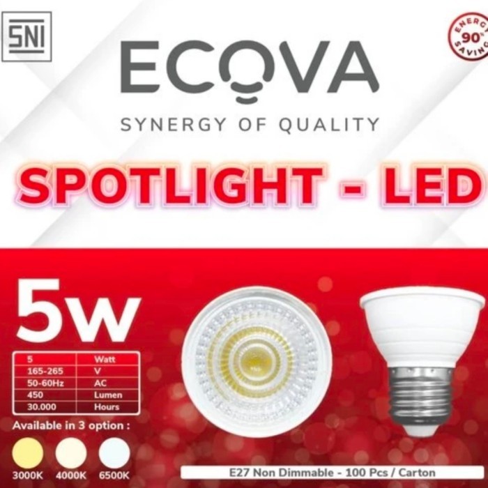 NEW spot light led 3watt 5watt 7watt ecova / lampu down light lemari