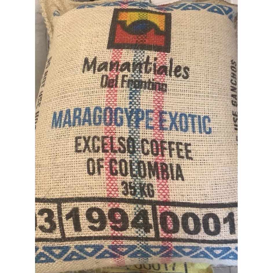 

Colombia Exotic Maragogype Ext Ferment Washed Manantiales Green Bean