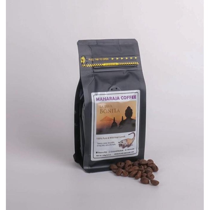 

Wild Kopi Luwak Robusta La Java Bonita Robusta 4,5Oz/120G