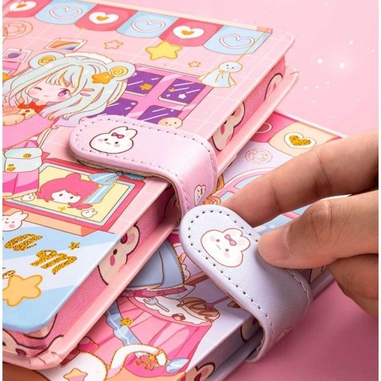 

PROMO Buku Journal Diary Aesthetic Agenda Magnetic Notebook A5 Kertas Warna Warni Catatan Cewek rd-67