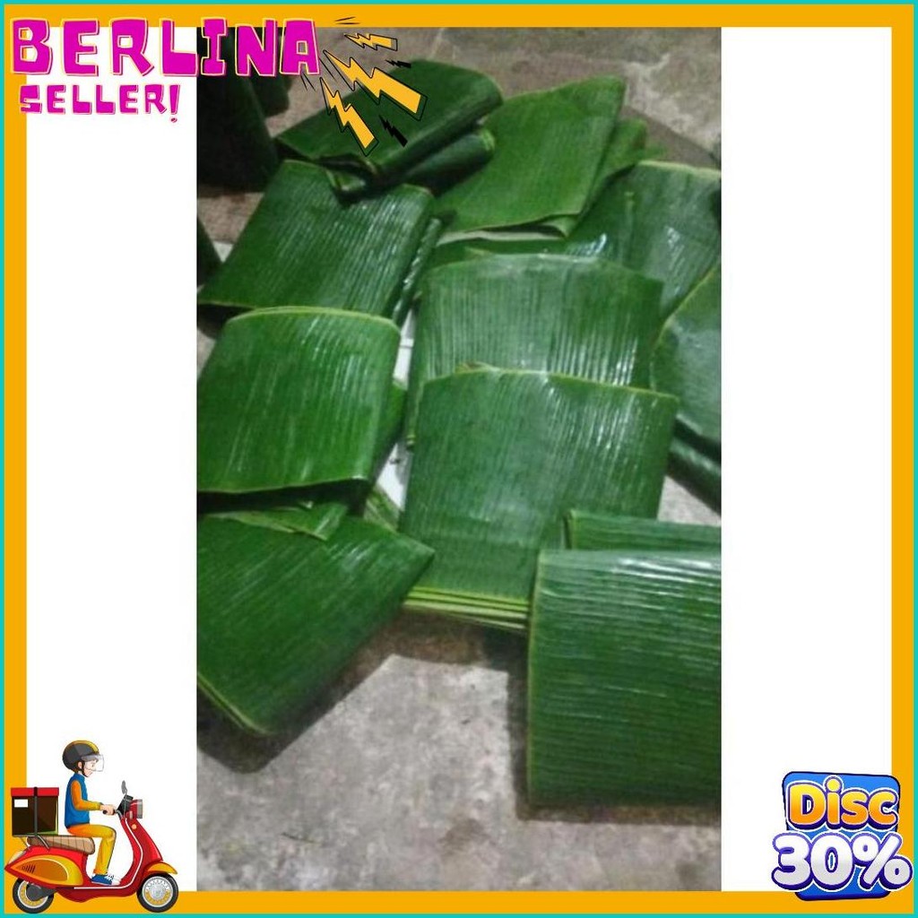 

Daun Pisang Batu Asli Per Gepok (Murmer)