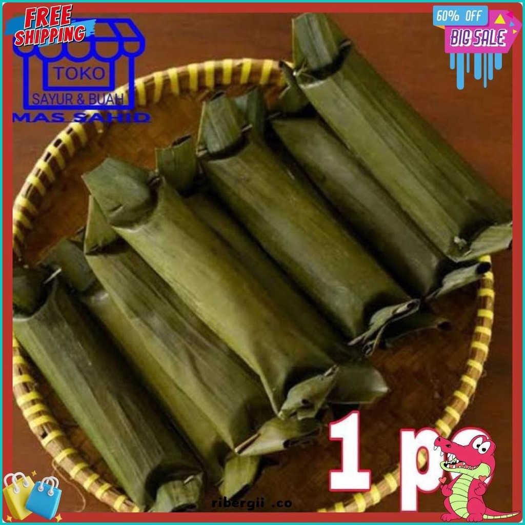

Lontong Daun Pisang Lontong 1 Pcs (Order Sebelum Ketinggalan)