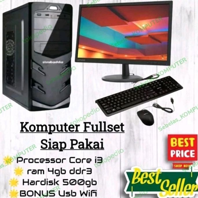 komputer Cpu Core i5 core i3 Fullset siap pakai MURAH BERGARANSI
