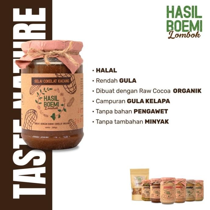 

Paket Dark Choco Peanut Butter & Peanut Butter (Organik) - Selai Cokelat Kacang & Selai Kacang Tanah