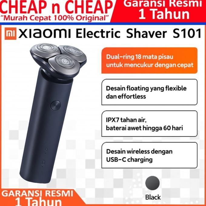 TERMURAH Xiaomi Electric Shaver S101 Mi Pencukur Jenggot & Kumis Cukur Elektrik Waterproof