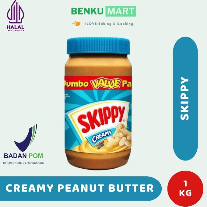 

Selai Kacang Creamy Skippy 1 Kg | Peanut Butter