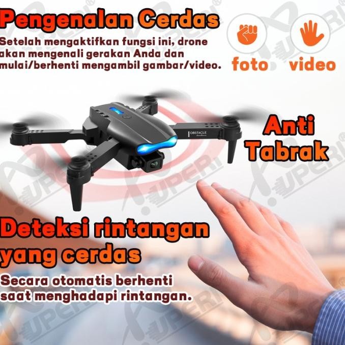 Drone E99Pro Dengan Dual Kamera HD Drone WiFi FPV Kamera Drone [terbaik]