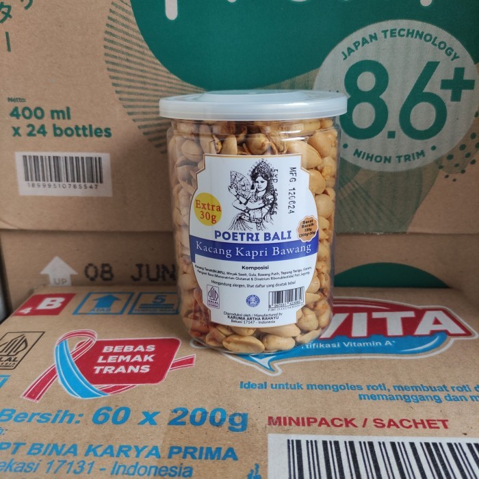 

BERMUTU Poetri bali kacang bali kemasan toples