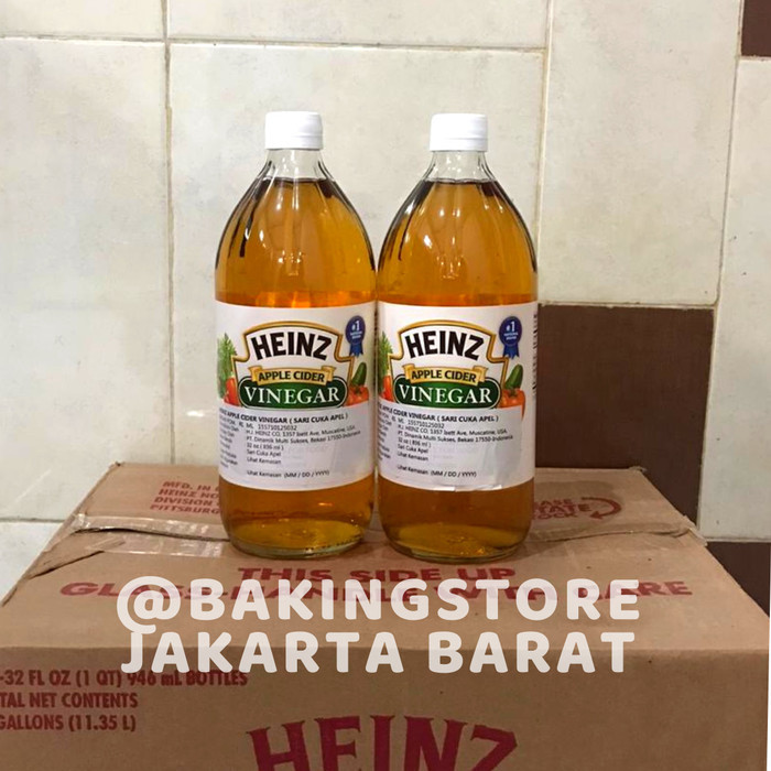 

Heinz Apple Cider Vinegar - Cuka Apel Heinz 896 Ml