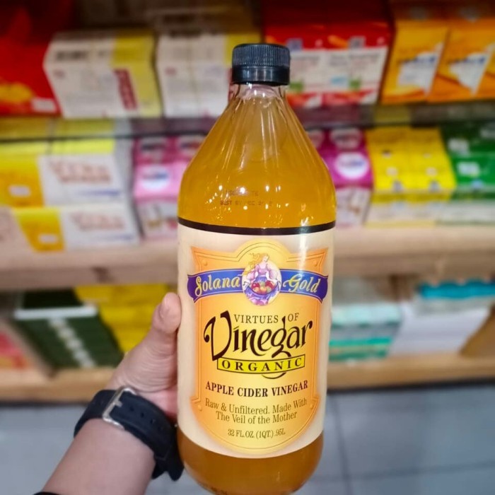 

Solana Gold Apple Cider Vinegar 32Oz 950Ml Cuka Apel