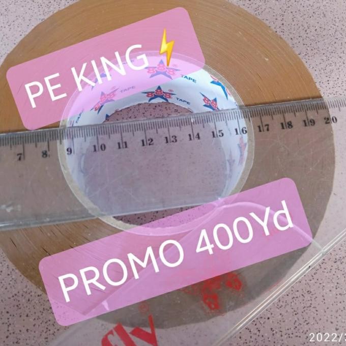

Sale Lakban Bening Coklat 500 Yard 2" Jumbo 2 Inch Isolasi Solasi Kilat