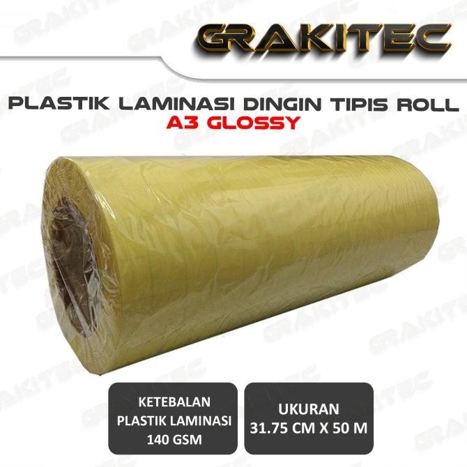 

Sale Plastik Laminasi Dingin Roll A3 / A4 Doff & Glossy