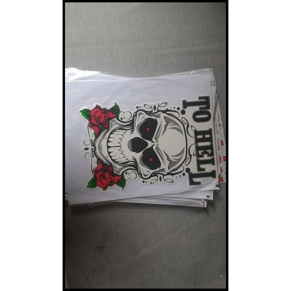 

DISKON STICKER 33X26CM TO HELL V3