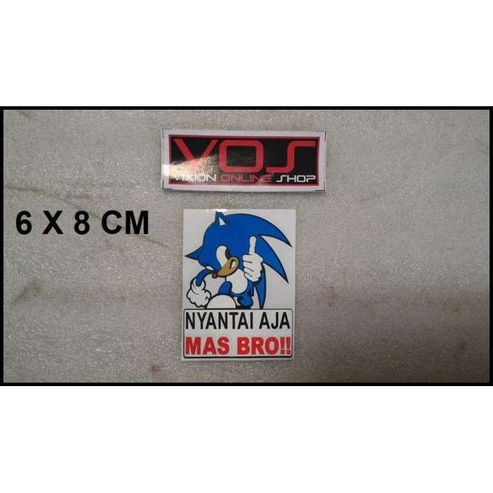 

HOT DEAL STIKER UNIK NYANTAI MAS BRO !!
