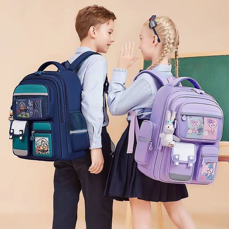 

Tas Sekolah SD Tas Sekolah Pelajar Sekolah Dasar Tas Ransel Pelindung Tulang Punggung Pengurang