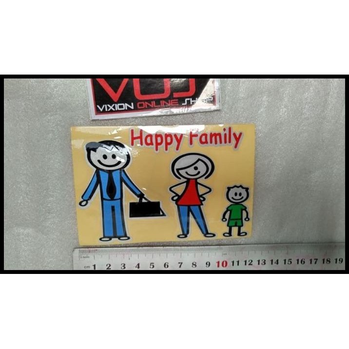 

DISKON STIKER HAPPY FAMILY WARNA 12 CM X 8 CM !