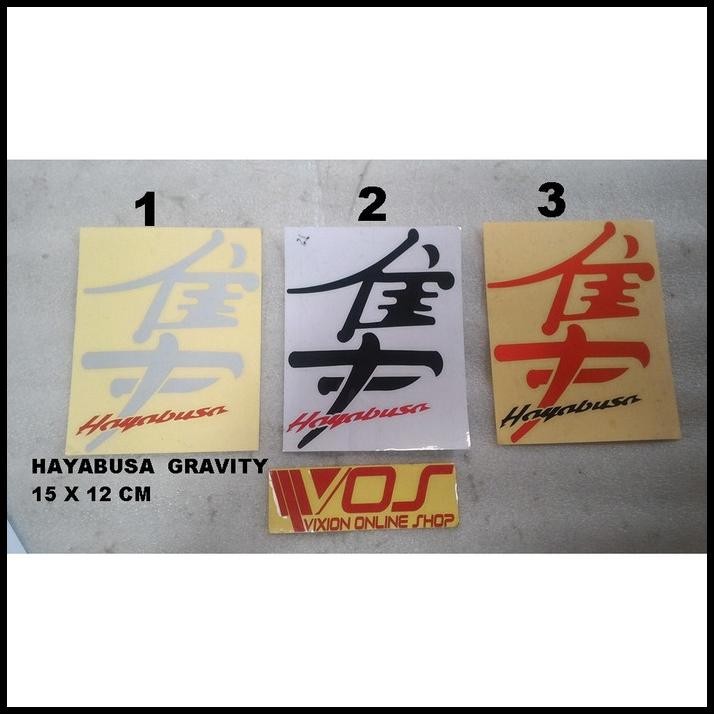 

TERMURAH STIKER CUTING UNIK HAYABUSA 3 PILIHAN !!!!!!