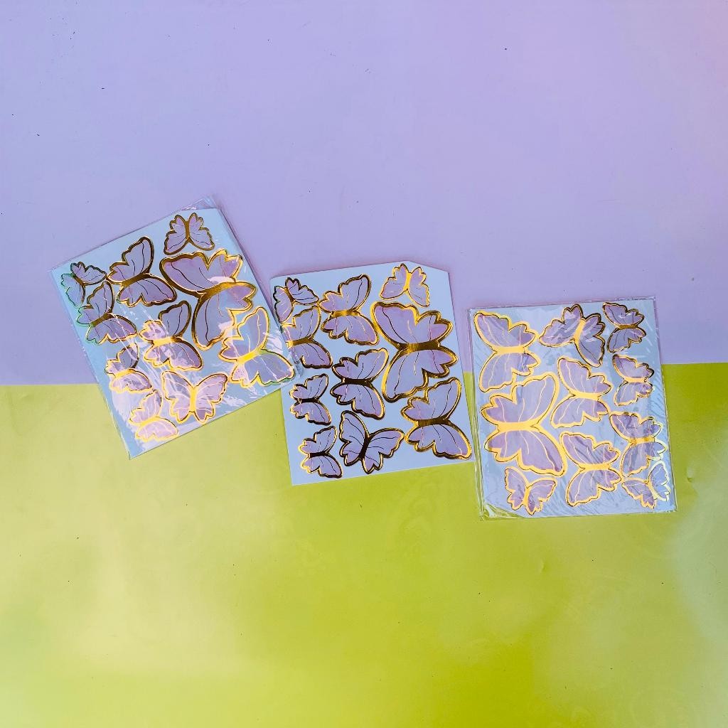 [Whispers] Cake Topper Birthday Butterfly Kupu Kupu Hiasan Kue Cup Tart Topper Kupu Kupu Potongan