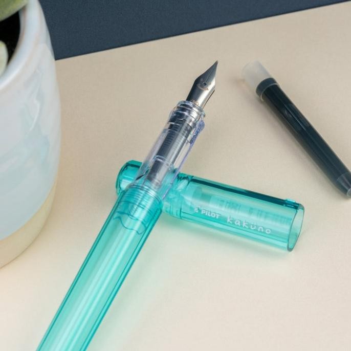 

Pilot Kakuno Clear Extra Fine / Fine / Medium Nib Fountain Pen - Pena / Kaligrafi Pen Ef / F / M