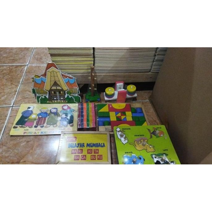 

Mainan Edukasi Alat Peraga TK Paud Paket 500 ribu (custom B)