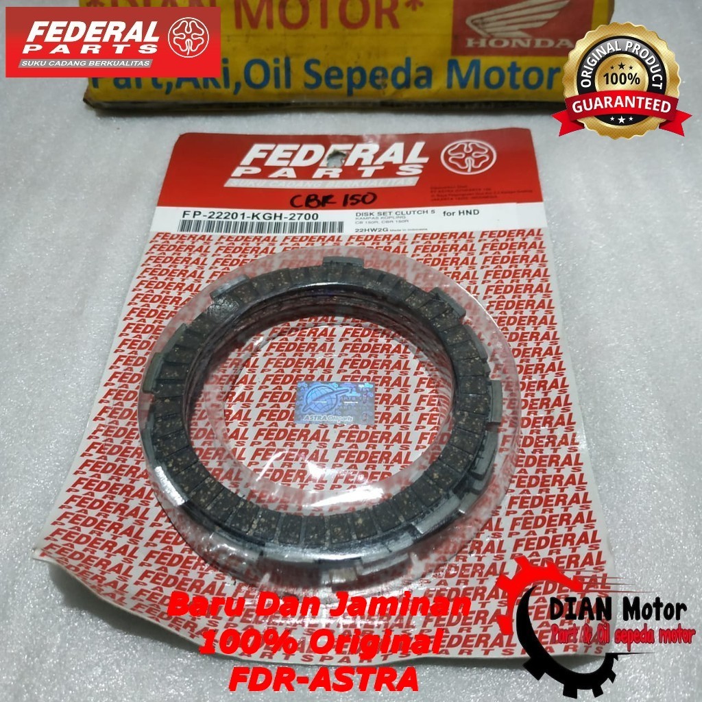 FDR FP-22201-KGH-2700 KAMPAS KOPLING CBR150R FEDERAL