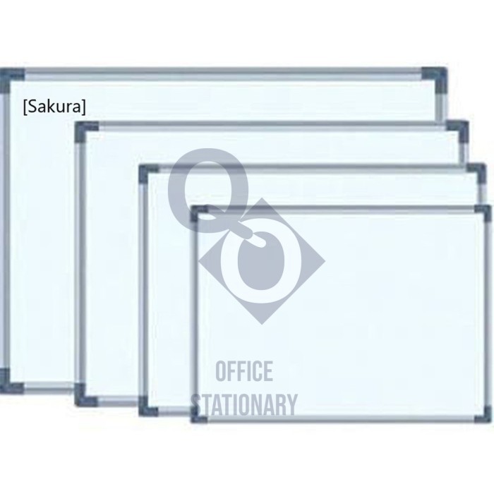 

Papan Tulis Whiteboard Sakura 60 x 120 - White Board Magnet Gantung