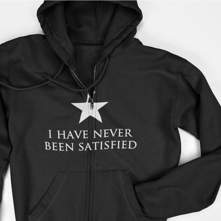 Jaket Hoodie Zipper - Hamilton American Musical Quotes