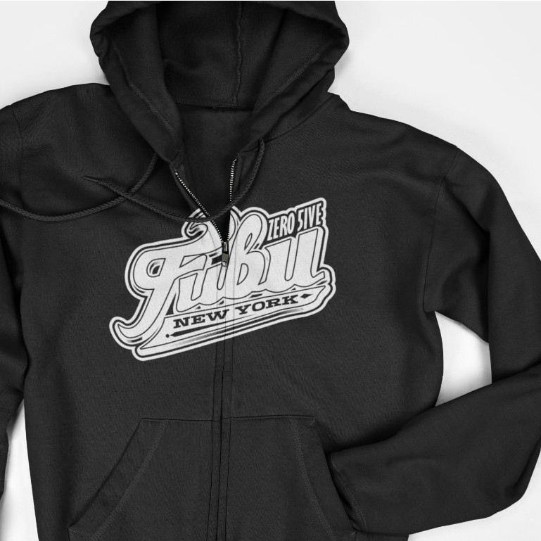 Jaket Hoodie Zipper - Fubu Logo