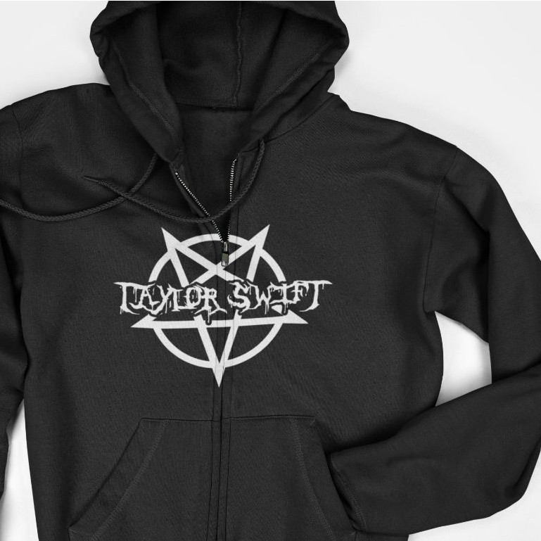 Hoodie Jaket Zipper - taylor Swift Logo