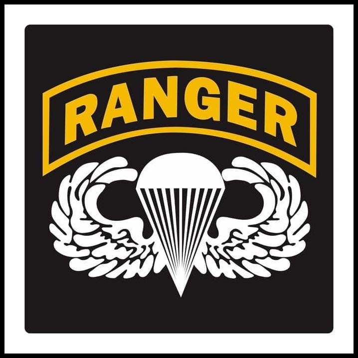 

DISKON KYLE CUTTING STICKER U.S. ARMY RANGER AIRBORNE !!!!!