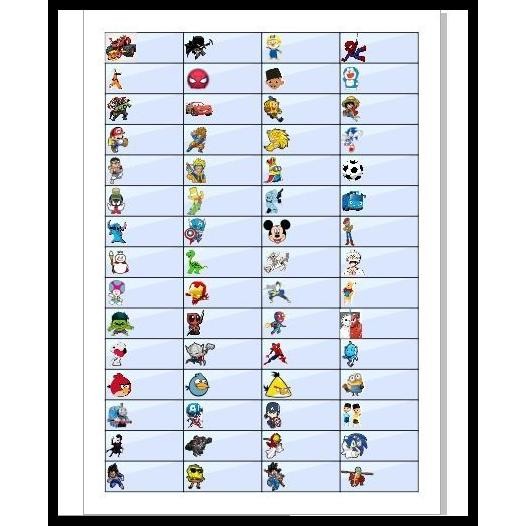 

TERMURAH STIKER NAMA BUKU SEKOLAH KELAS PELAJARAN ANAK SD SMP SMA UKURAN KECIL - COWO BIRU, WATERPROOF !