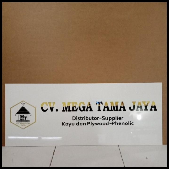 

HOT DEAL FAM - 349 CUSTOM PAPAN NAMA TOKO / RESTO / OFFICE SIGN IN ACRYLIK !!!!