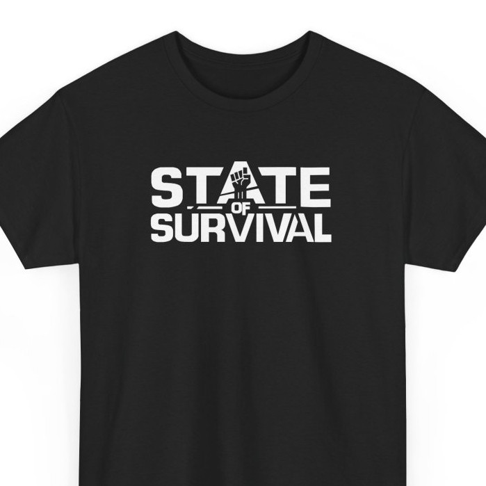 T-shirt Distro Kaos Pria Wanita Katun Kombet 24s All Size Design State of Survival