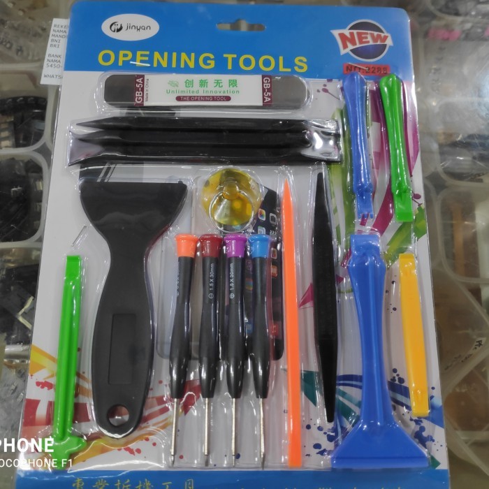 TOOL SET / OBENG 1 SET LENGKAP PEMBUKA LCD & TOUCHSCREEN